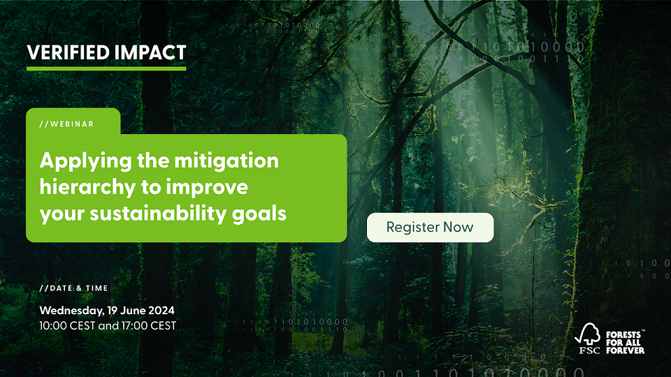 Applying the mitigation hierarchy to improve your sustainability goals
