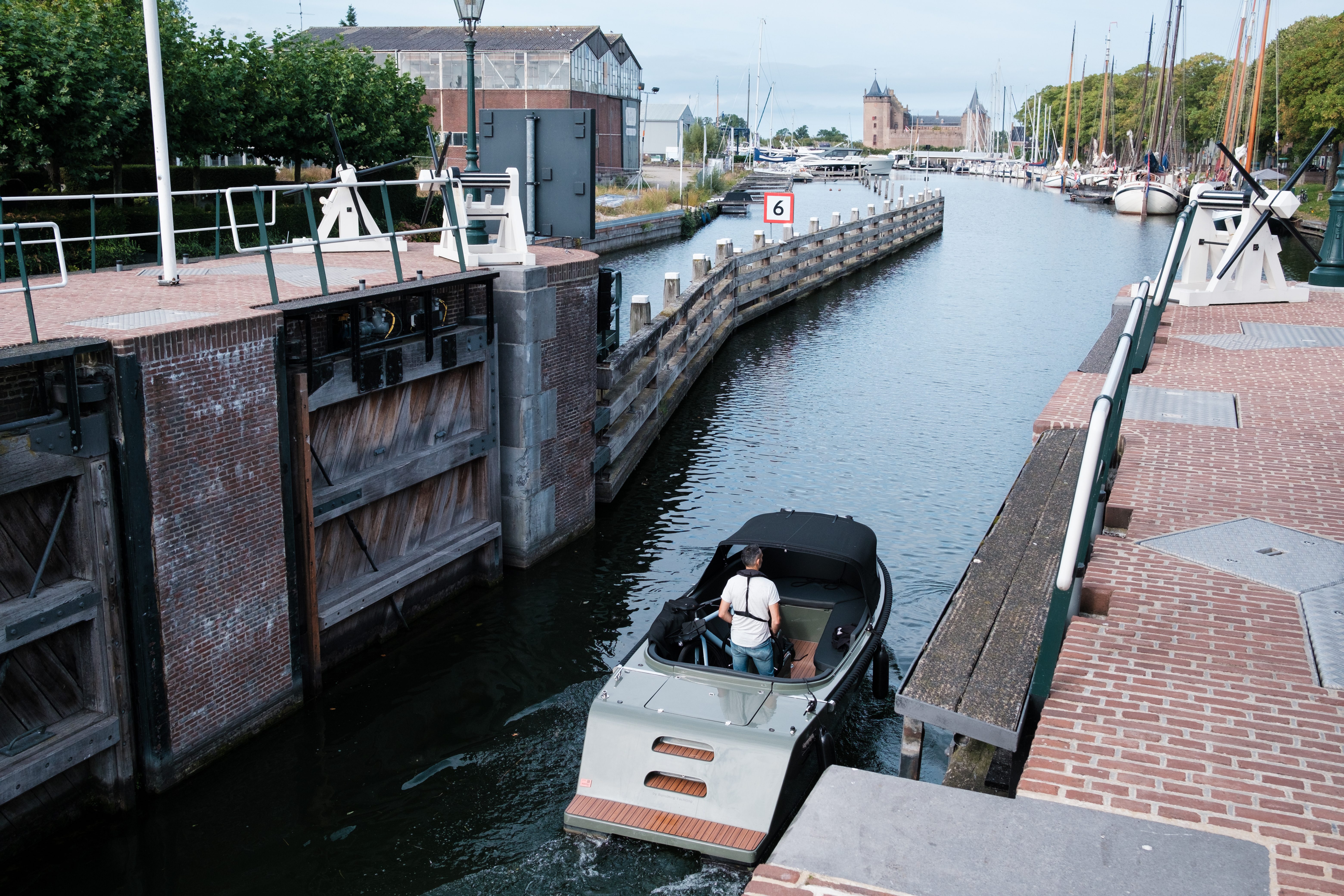 A canal in Amsterdam