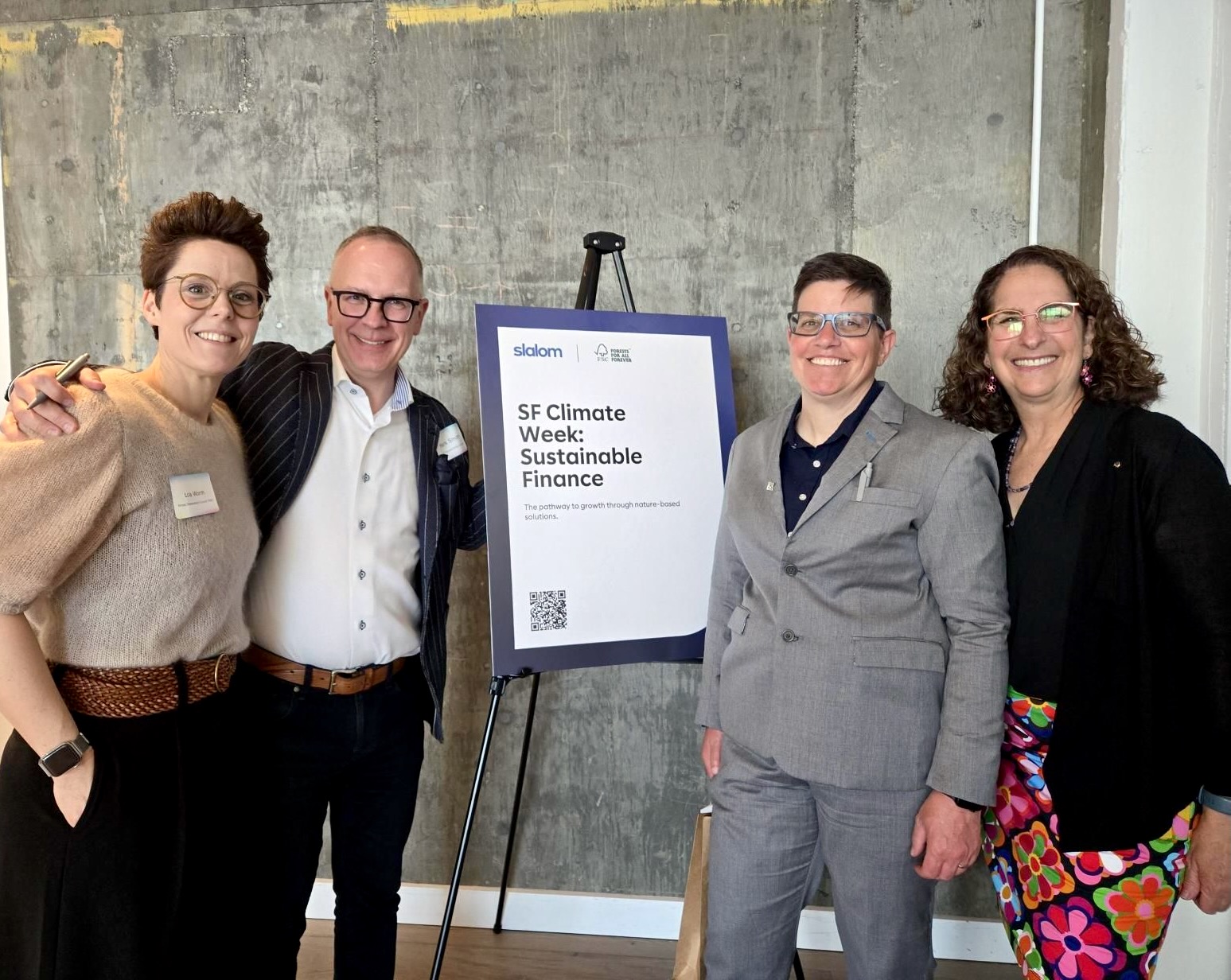 Team at SF Climate Week 2025
