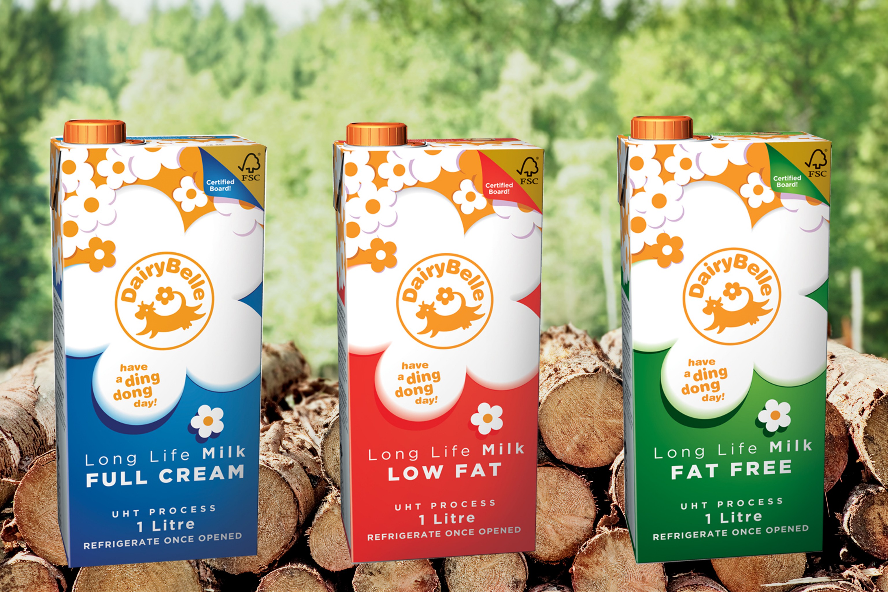 DairyBelle uses FSC certified UHT milk carton packs from SIG Combibloc