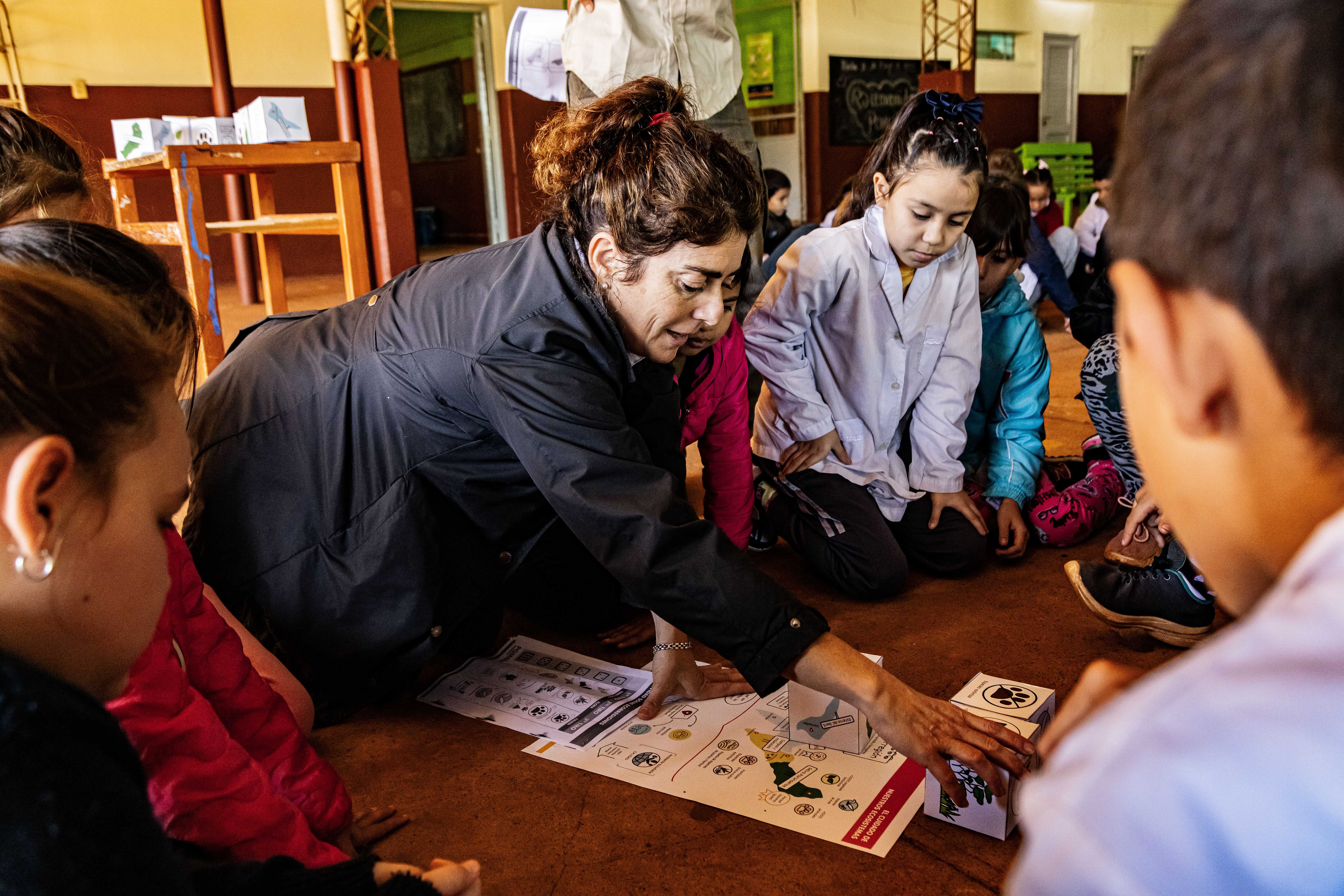 Griselda with kids