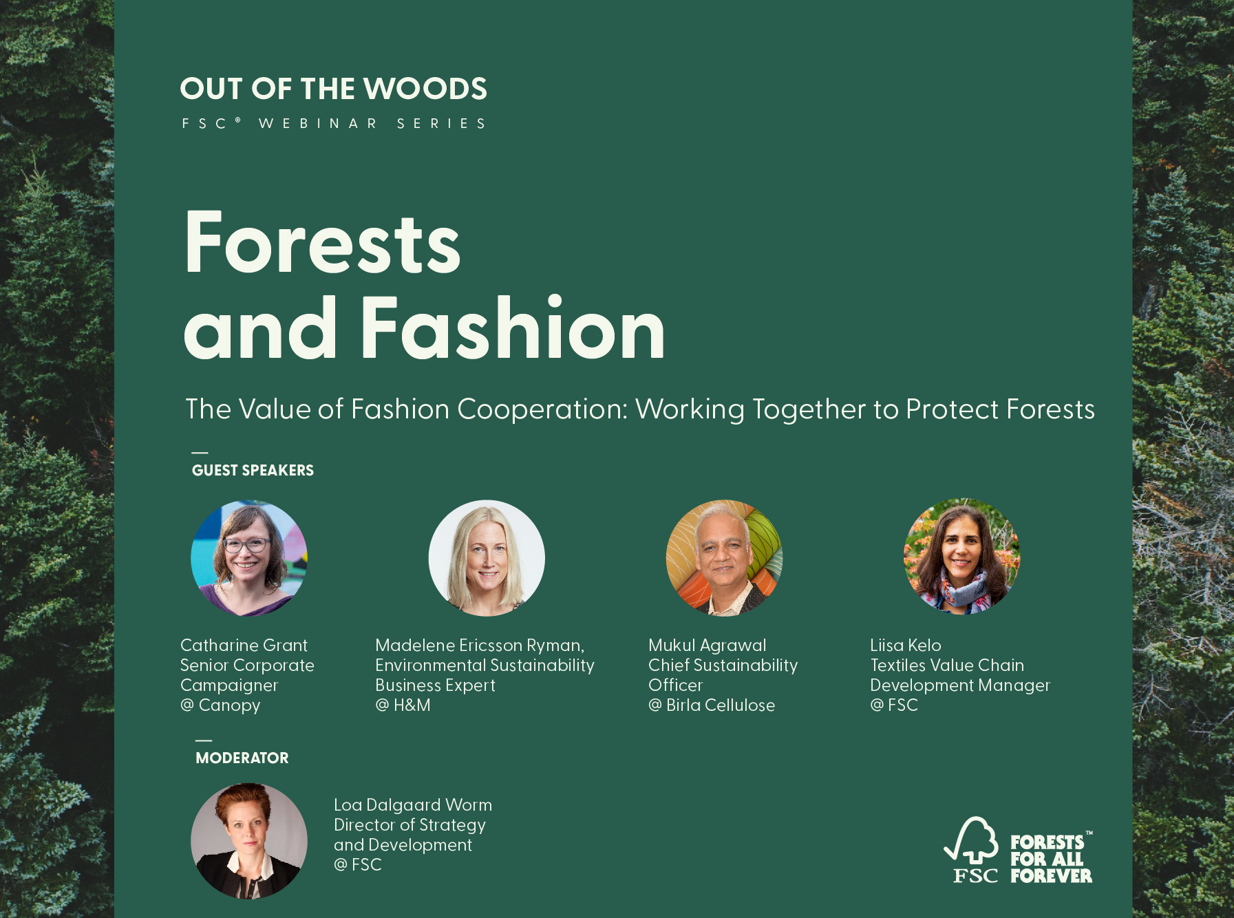 OOTW forests and fashion graphic