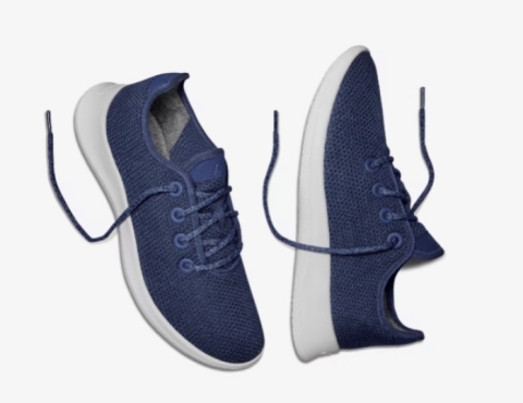 Navy Blue Allbirds women’s tree runners