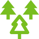 Three trees icon