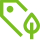 Tree and tag icon
