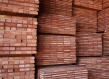 Stacks of wooden planks