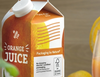 Orange juice carton