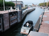 A canal in Amsterdam